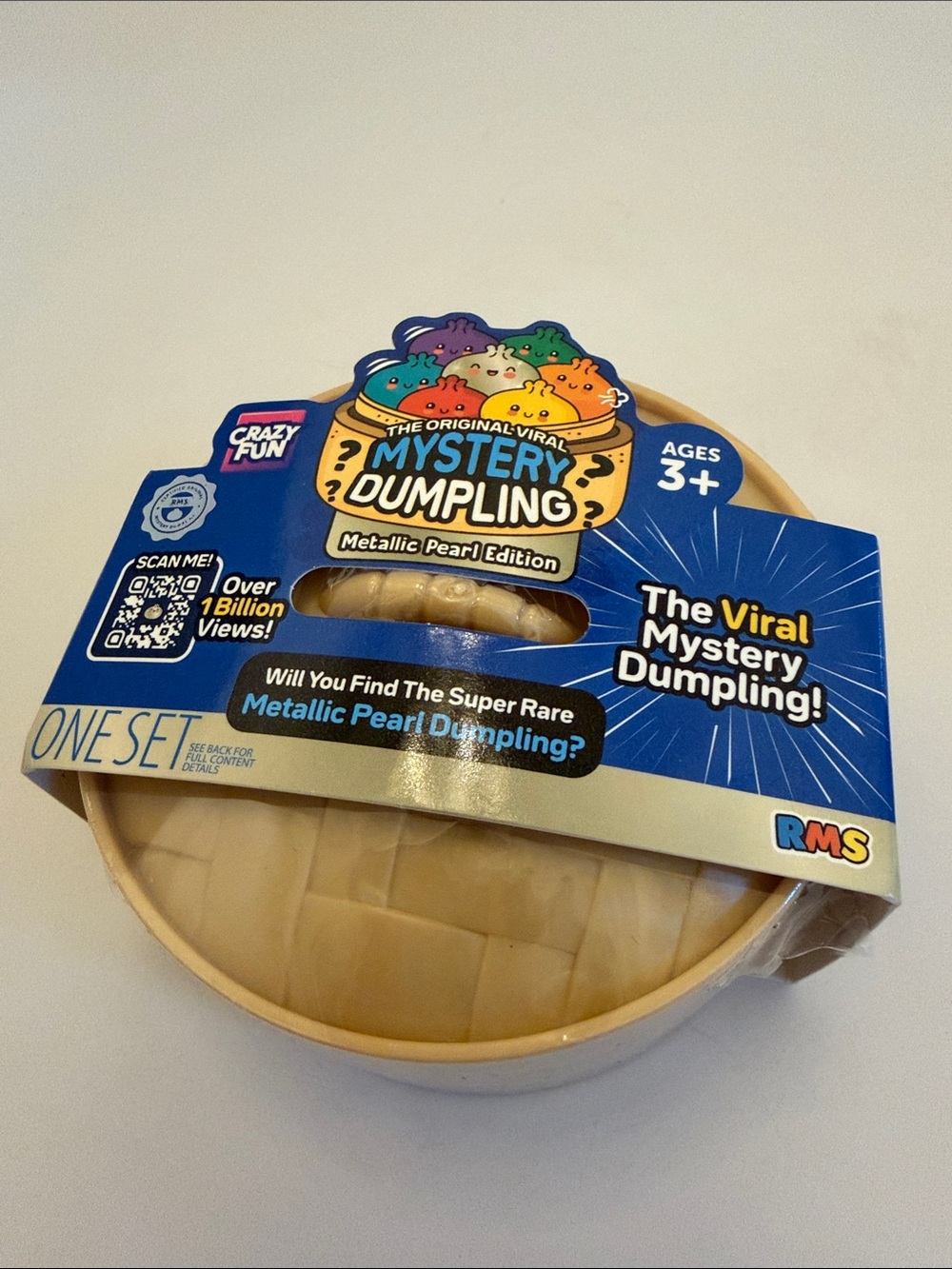 RMS Viral Mystery Dumpling Kids Toy - Metallic Pearl